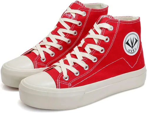 Miniatura 3 de VV87 Tenis de lona unisex de alta calidad, clásicos, cómodos, elegantes, ligeros, casuales para caminar