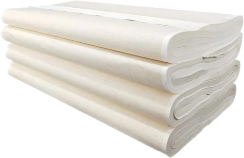 Miniatura 8 de MEGREZ - Papel de arroz japonés para escritura (100 hojas, 13.4 x 13.4 in, 13,38 x 13,38 pulgadas), medio Sheng Shu (medio maduro crudo)