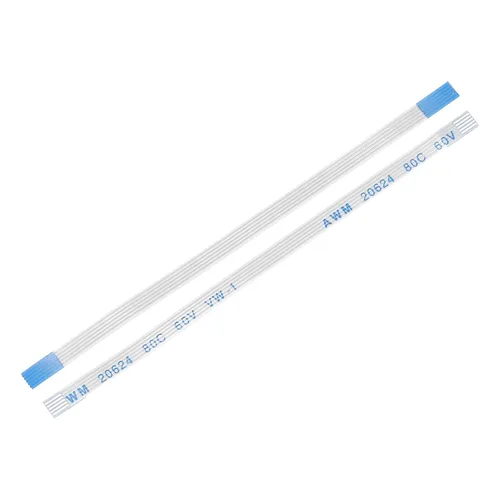 Miniatura 45 de uxcell Cable plano flexible, 10 pines de 0.020 in de paso de 5.906 in FPC FFC cable de cinta flexible para TV LCD, reproductor de DVD, laptop, 5