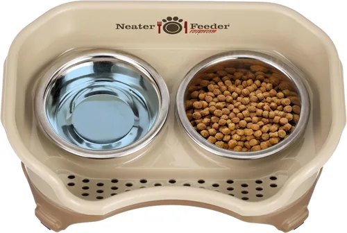 Miniatura 9 de Neater Feeder Express - Cuencos para perros a prueba de desorden, elevados para razas pequeñas de menos de 15 libras, fabricados en EE. UU., Soporte