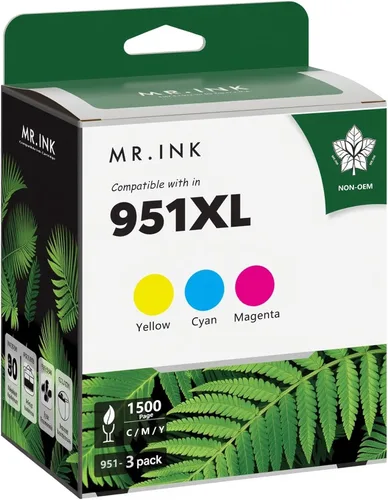 951XL - Cartuchos de tinta compatibles con cartuchos de tinta HP 951XL, paquete combinado de alto rendimiento con OfficeJet Pro 8610 8600 8615 8620