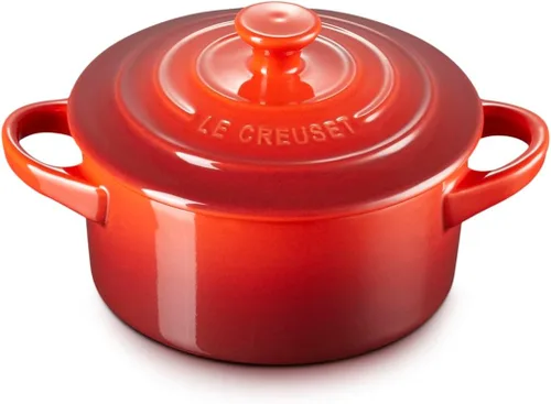 Le Creuset Mini Cocotte redonda de gres, 236 ml, rojo cereza Cerise