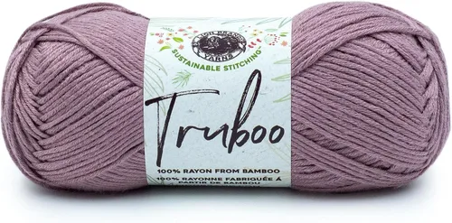 Miniatura 10 de (1 Madeja) Lion Brand Yarn Truboo Yarn, Aguamarina
