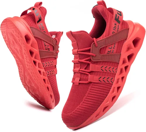 Furuian - Tenis con punta de acero para hombres y mujeres, zapatos de seguridad ligeros, cómodos, a prueba de pinchazos, zapatos de trabajo