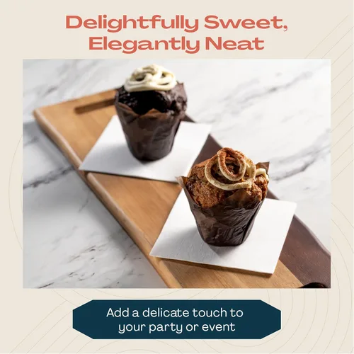 Miniatura 6 de 200 servilletas de papel desechables para postres y bebidas, hechas en Estados Unidos, suaves y absorbentes, para bares, restaurantes, cafeterías