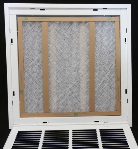 Miniatura 6 de HVAC Premium Rejilla de Filtro de Aire de Retorno de Acero con Apertura de Conducto de 8 x 6, para Filtro de 1 pulgada, Puerta Extraíble, Rejilla
