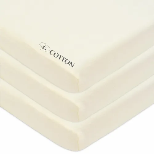 Miniatura 10 de Sábanas para porta-cunas de American Baby Company, 100% algodón, punto jersey Celery