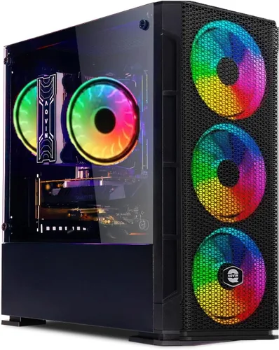 AQVIN Torre de escritorio para computadora de juegos - Procesador Intel Core i7 de 4 núcleos hasta 3.9 Ghz, almacenamiento SSD de 1 TB de memoria