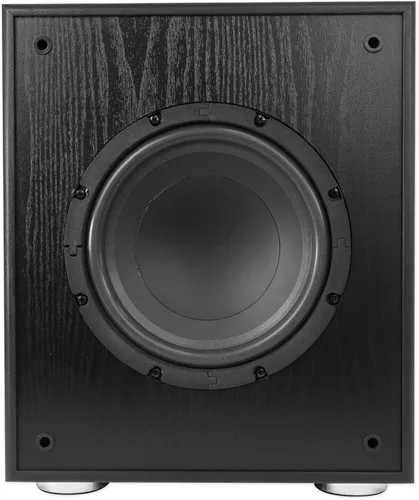 Miniatura 4 de Rockville Rock Shaker 8 Negro, subwoofer alimentado de 8 pulgadas, 400W, graves profundos, amplificador clase D, entradas RCA/altavoces, para cine