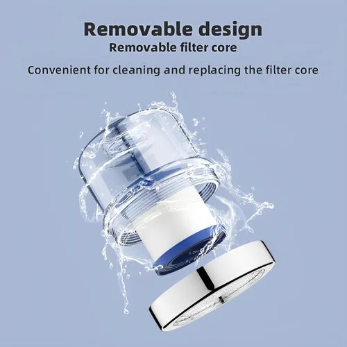 Miniatura 3 de Filtro de agua para grifo de fregadero: filtro de agua dirigido para grifo con 3 filtros reemplazables y diseño duradero para fregaderos de cocina