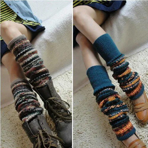 Miniatura 3 de Calentador de botas de punto de lana para mujer