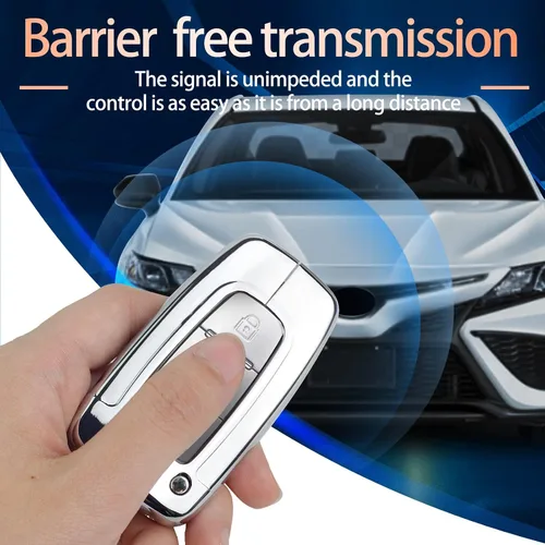Miniatura 5 de Carcasa de aleación de zinc plateado compatible con Hyundai Azera Elantra GT EQUUS Genesis Coupe Santa FE Sonata Tucson Veloster KIA Borrego Forte