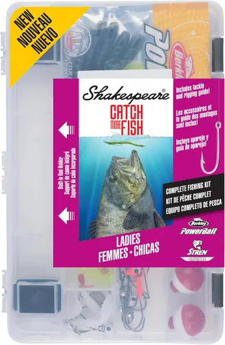 Miniatura 2 de Shakespeare Catch More Fish Combo de carrete y caña de pesca con kit Ladies