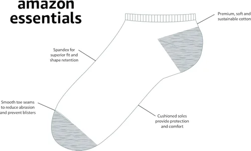 Miniatura 3 de Tienda Essentials Calcetines de algodón unisex para niños y niños pequeños, 14 pares