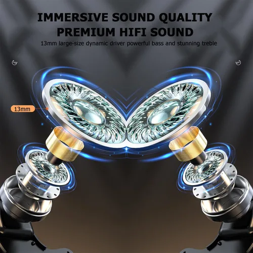 Miniatura 5 de Xmenha Auriculares invisibles inalámbricos ocultos para dormir de lado, auriculares invisibles para dormir y dormir, pequeños mini auriculares