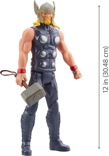 Miniatura 9 de Marvel Avengers Titan Hero Series - Figura de acción de Thor de 12 pulgadas para juegos de rol de superhéroes, juguetes Avengers Action Heroes