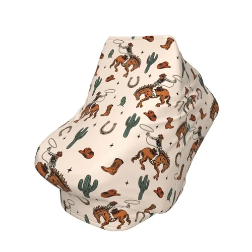 Miniatura 8 de Western - Fundas de asiento de coche multiusos para bebé, cubierta de transporte para asiento de automóvil, transpirable, para lactancia materna