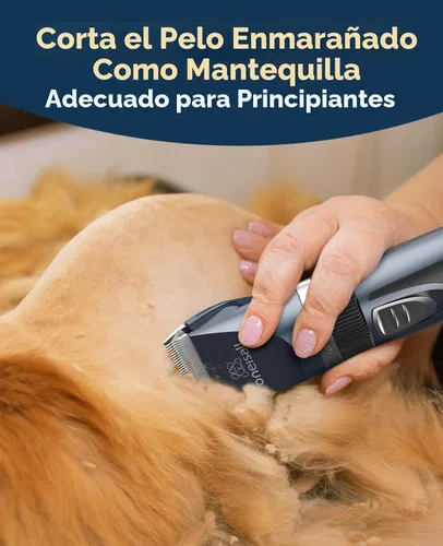 Miniatura 3 de oneisall Cortador de pelo para gatos silencioso para pelo enmarañado y largo, afeitadora de mascotas inalámbrica de 2 velocidades para gatos, perros