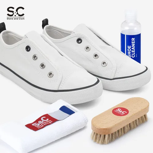 Miniatura 2 de Kit limpiador de zapatos de viaje, kit de limpieza de zapatos premium de 3.5 onzas para cuero, gamuza, nobuck y blancos