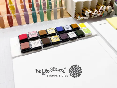 Miniatura 6 de Waffle Flower Mini soporte para almohadilla de tinta