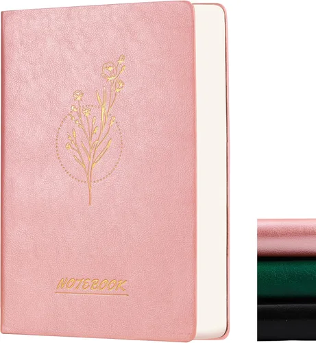 Miniatura 11 de Fetinar Cuaderno vintage de cuero 2026, 300 páginas, cuadernos de cuero con tapa blanda rayados para mujeres y hombres, cuadernos para escribir