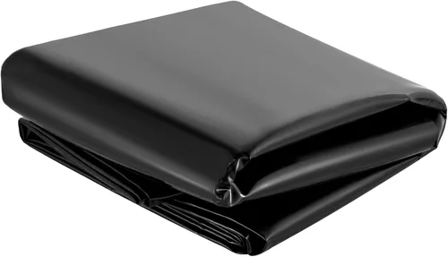 Miniatura 11 de VEVOR Revestimiento de estanque de 10 x 15 pies, grosor de 45 mil, material EPDM flexible y duradero, capa inferior de fácil corte para peces o koi