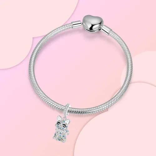 Miniatura 293 de Abalorios de plata de ley 925 con letras de la A ~ Z, para pulseras, collares, Día de San Valentín, Día de la Madre, joyería regalos para mujeres
