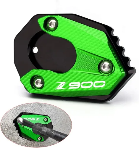 Miniatura 8 de Compatible con Z900 2017-2022 Placa de extensión de soporte CNC para motocicleta, soporte lateral, almohadilla z 900 z900, accesorios (negro)