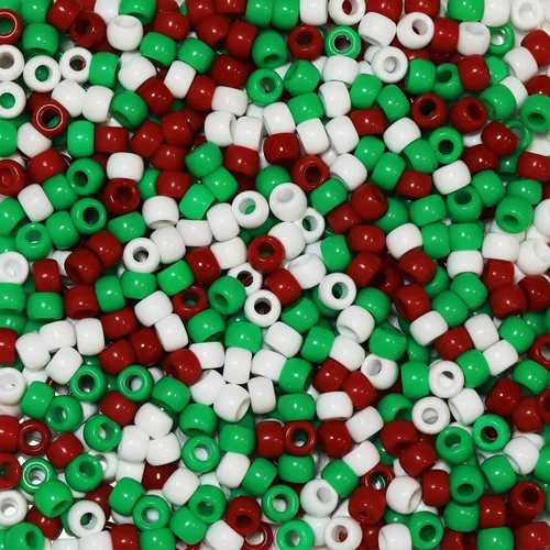 Miniatura 16 de 500 cuentas de plástico para hacer pulseras, manualidades, llaveros y decoraciones de adornos (amarillo)