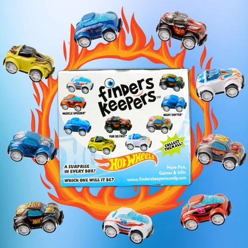 Miniatura 4 de Hot Wheels Finders Keepers, huevos de chocolate con leche con mini auto coleccionable en el interior, rellenos de cesta de Pascua para niños, 0.7