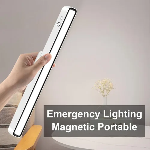 Miniatura 3 de Barra de luz magnética recargable de escritorio de 3000 K a 6000 K regulable para estantes, lectura, dormitorio, hogar, oficina, iluminación