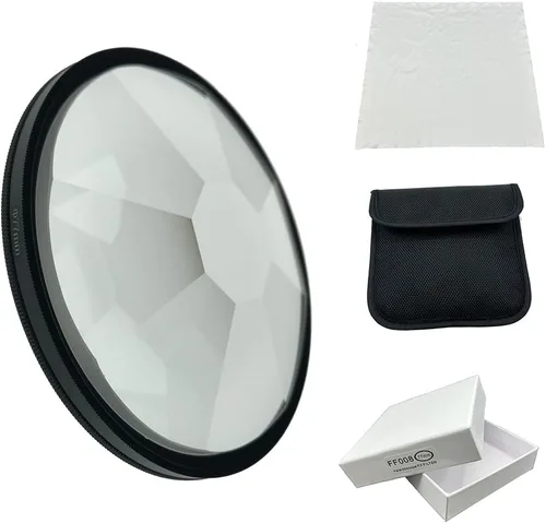 Miniatura 6 de Filtro de cámara prisma de vidrio caleidoscopio de mano de 3.031 in Número variable de sujetos Accesorios de fotografía SLR