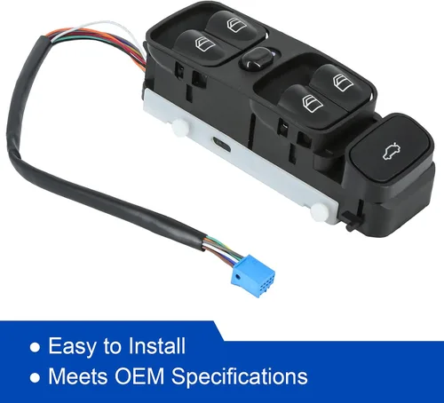 Miniatura 3 de Interruptor maestro de elevalunas eléctrico compatible con Mercedes Benz C240 C320 2003-2007 C230 2006 2007 C280 C350 02-04 C32 AMG 05-06 C55 AMG