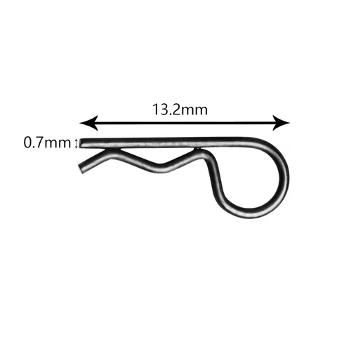 Miniatura 7 de Clips de cuerpo RC con lengüetas de tracción 1/24 1/28 RC Clips para RC Truck Crawler Drift Buggy Compatible con Axial SCX24 WLtoys K969 K989 P929