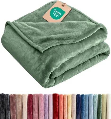 Miniatura 12 de Manta de forro polar ultrasuave para niños – Manta de franela de lujo para niños – Ligera para sofá, cama o silla – Gruesa, cálida y transpirable