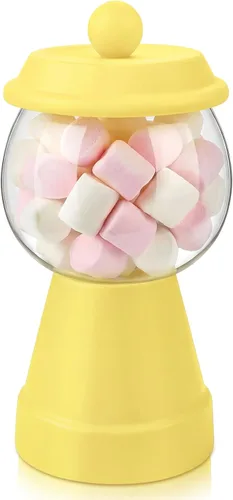 Miniatura 12 de Thyle Tarro de plástico para dulces de 27 onzas con tapa, tarro de caramelo de cerámica, contenedor de almacenamiento de alimentos para Pascua