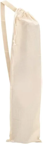 Mayatra - Funda para esterilla de yoga orgánica grande, 100% algodón, ligera, lavable, con correa ajustable, unisex Liso
