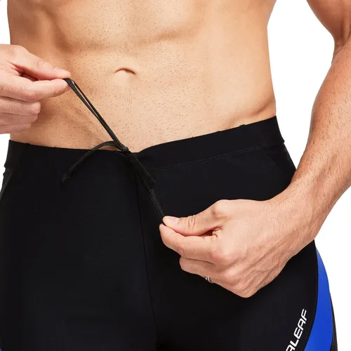 Miniatura 4 de BALEAF Traje de baño deportivo de pierna cuadrada para hombre