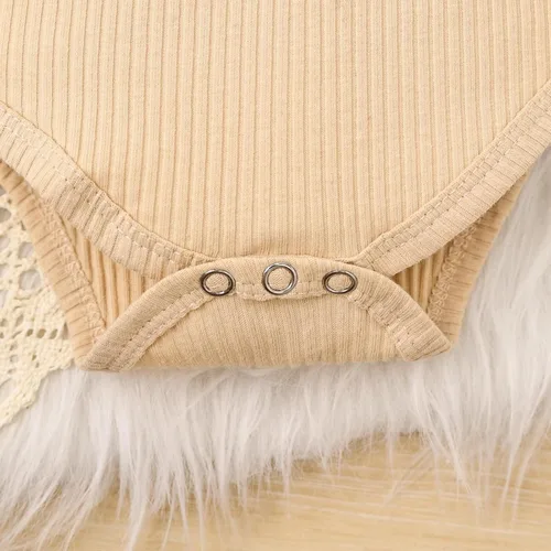 Miniatura 41 de Conjunto de ropa de bebé niña para bebé, mameluco de encaje blanco de manga larga + pantalones de mezclilla