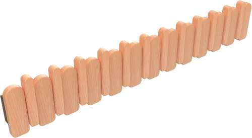 Miniatura 50 de Percheros montados en la pared, ganchos para llaves de piano, colgador de madera maciza natural, tela no tejida, perchas para armario, cocina