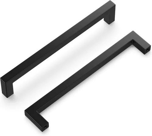 Miniatura 22 de Hickory Hardware - HH075326-BGB - Manija de la colección Skylight, 3 pulgadas de centro a centro, latón dorado cepillado.