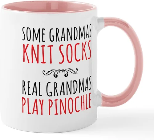 Miniatura 73 de CafePress Euchre Champ Mugs Taza de café de cerámica de 11 oz (11.0 fl oz)