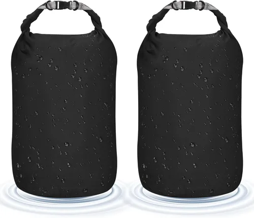 Miniatura 8 de Desoto Bolsa seca impermeable, 2 paquetes, 2L/5L/10L/20L/40L/70L, bolsa de almacenamiento en seco para mantener el equipo seco limpio para kayak