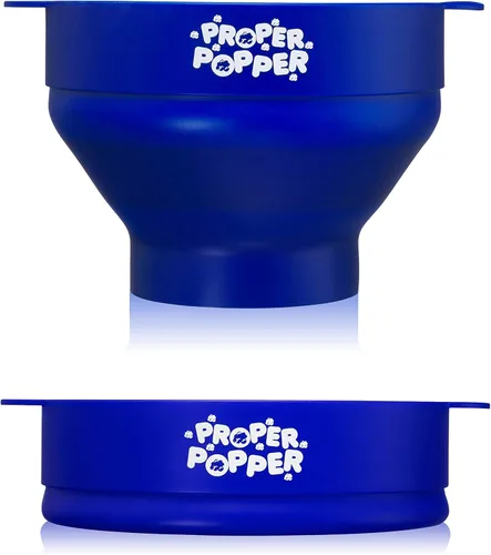 Miniatura 5 de La original Proper Popper - Palomera de microondas para palomitas de maíz, fabricada en silicona, cuenco plegable sin BPA y apto para lavavajillas