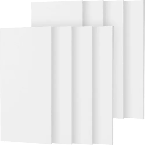 TONOR 8 piezas de paneles acústicos, 47.2" x 23.6" x 0.35", paneles de pared autoadhesivos con aislamiento de sonido completo, paneles de absorción