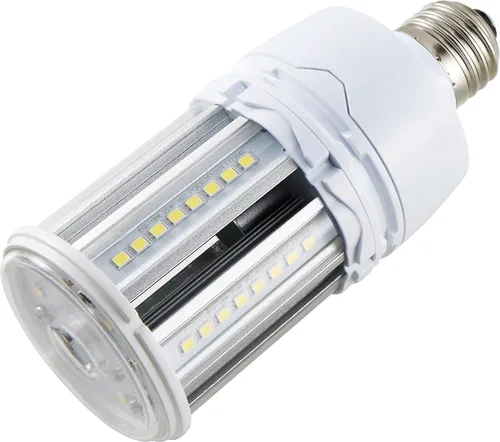 Miniatura 2 de Satco Bombilla LED de mazorca de maíz de 18 W, repuesto HID para iluminación de garaje y comercial, luz diurna de 5000 K, base E26, derivación