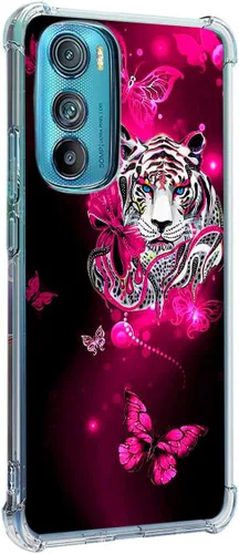 Miniatura 24 de Funda para Motorola Edge 2022, colibrí, mariposa, flores, protección contra caídas, a prueba de golpes, TPU de cuerpo completo, funda protectora