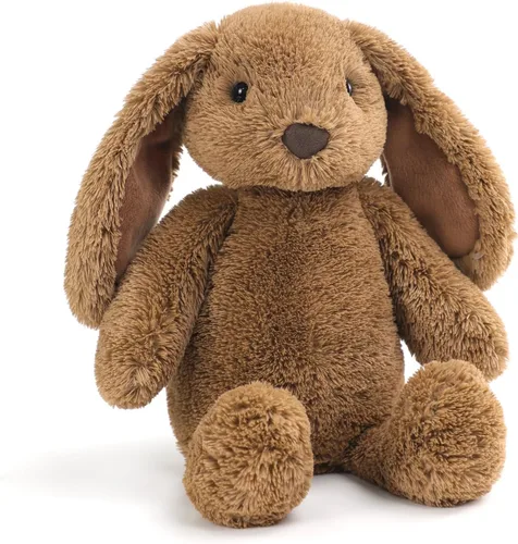 RECUR Peluche de Conejo Juguete de Animal de Peluche, Conejito Marrón Suave, 12 Pulgadas, Regalo Adorable para Todas las Edades