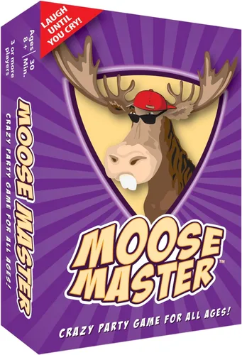 Moose Master - Ríete hasta llorar - Divertido - Tus mejillas dolerán de tanto sonreír y reír - para personas divertidas que buscan una noche