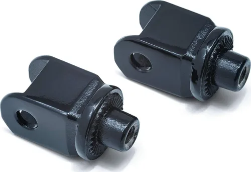 Miniatura 2 de Adaptadores de clavija estriados Kuryakyn 8945 con montura masculina para pedales frontales y reposapiés: motocicletas Harley-Davidson Softail